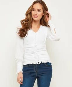 Simon'S Vintage Style Blouse