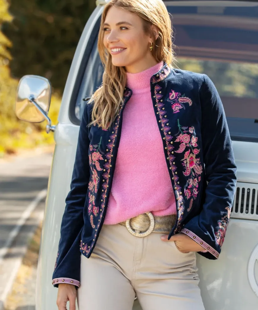 Simply Stunning Embroidered Boutique Jacket