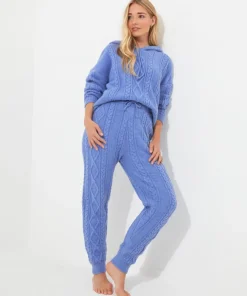 Sloe Joes Cable Knit Trousers