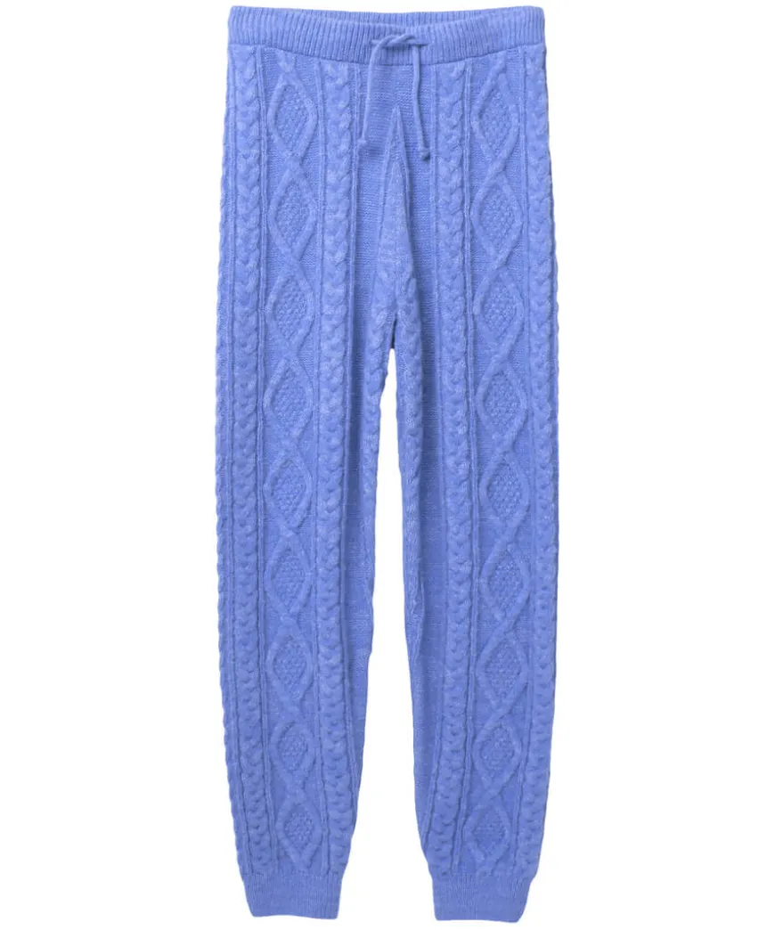Sloe Joes Cable Knit Trousers