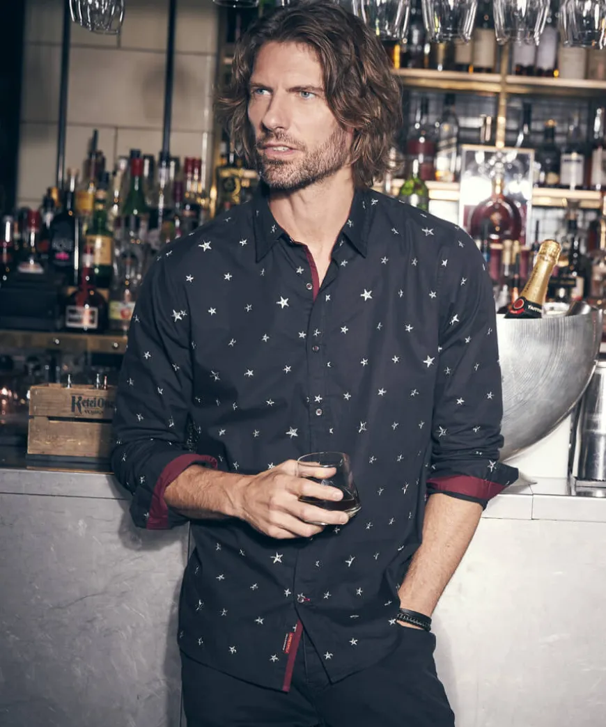Star Embroidered Shirt