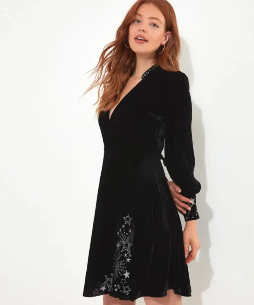 Starlight Velvet Dress