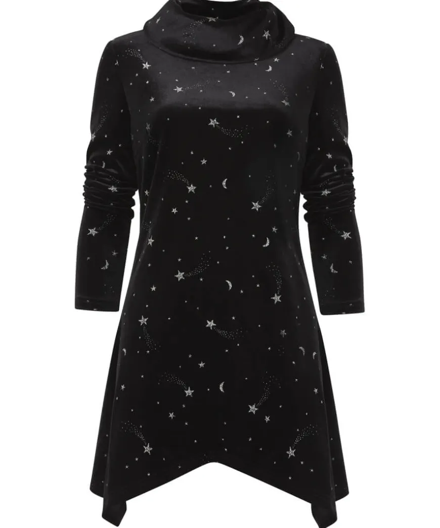 Starry Night Velour Tunic