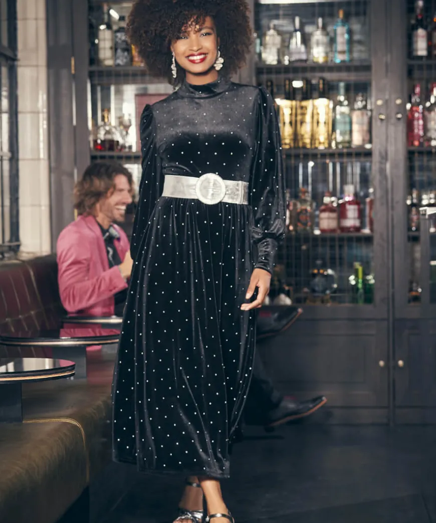 Starstruck Velour Dress