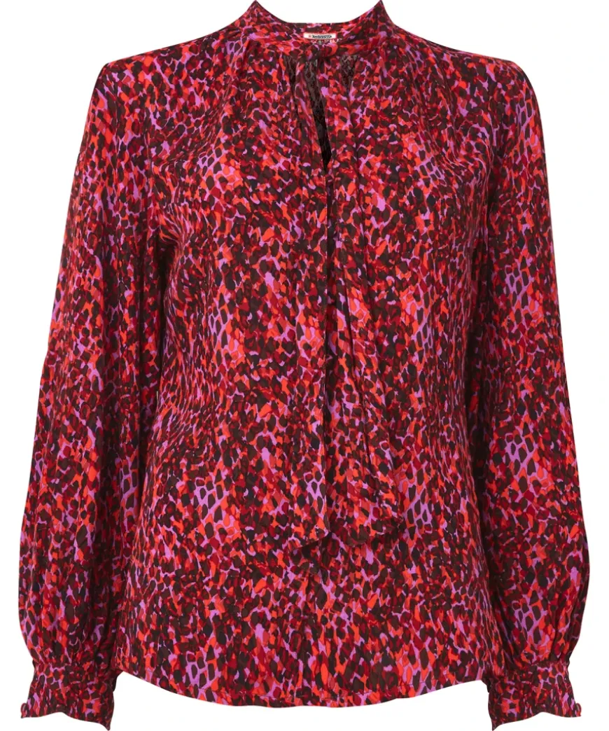 Statement Tie Neck Blouse