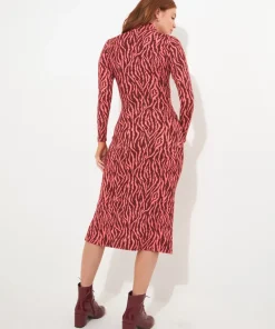 Striking Animal Jersey Dress