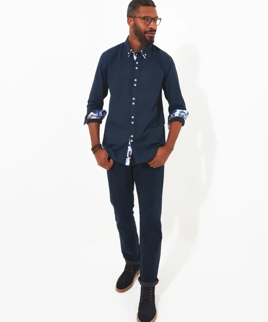 Stylish Double Collar Shirt