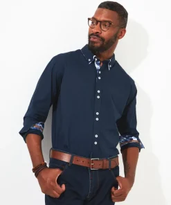 Stylish Double Collar Shirt