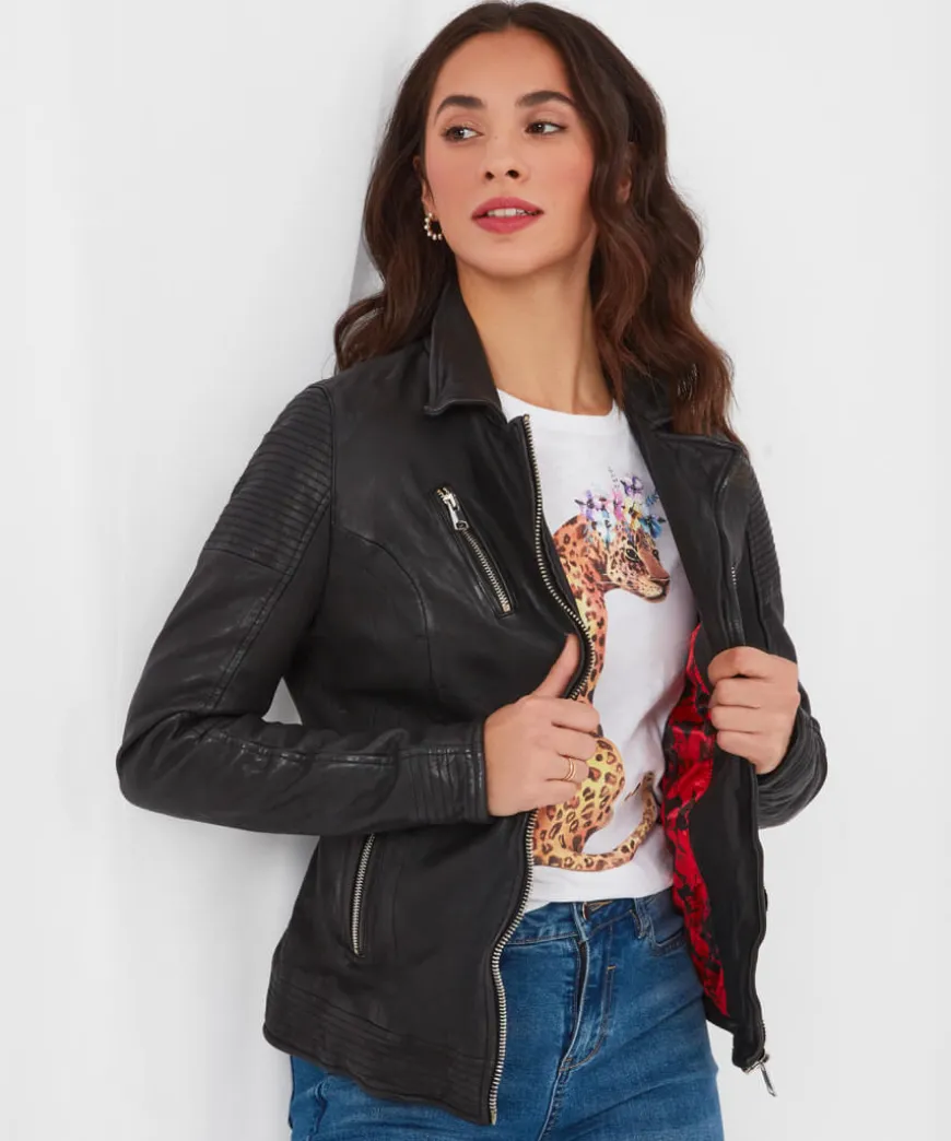 The Forever Black Leather Jacket