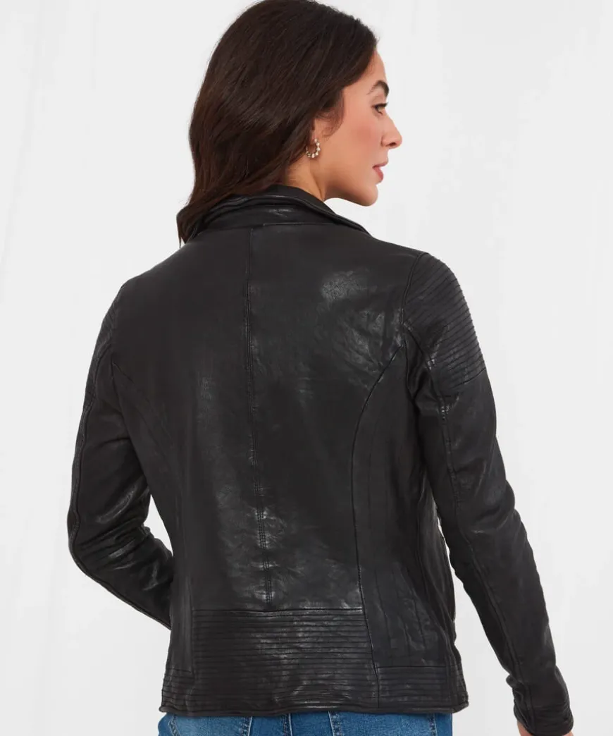 The Forever Black Leather Jacket