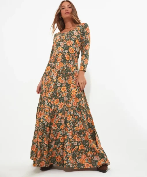 Tia Printed Dress