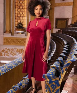 Valencia Velour Dress