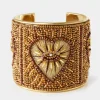 Warm Heart Beaded Cuff