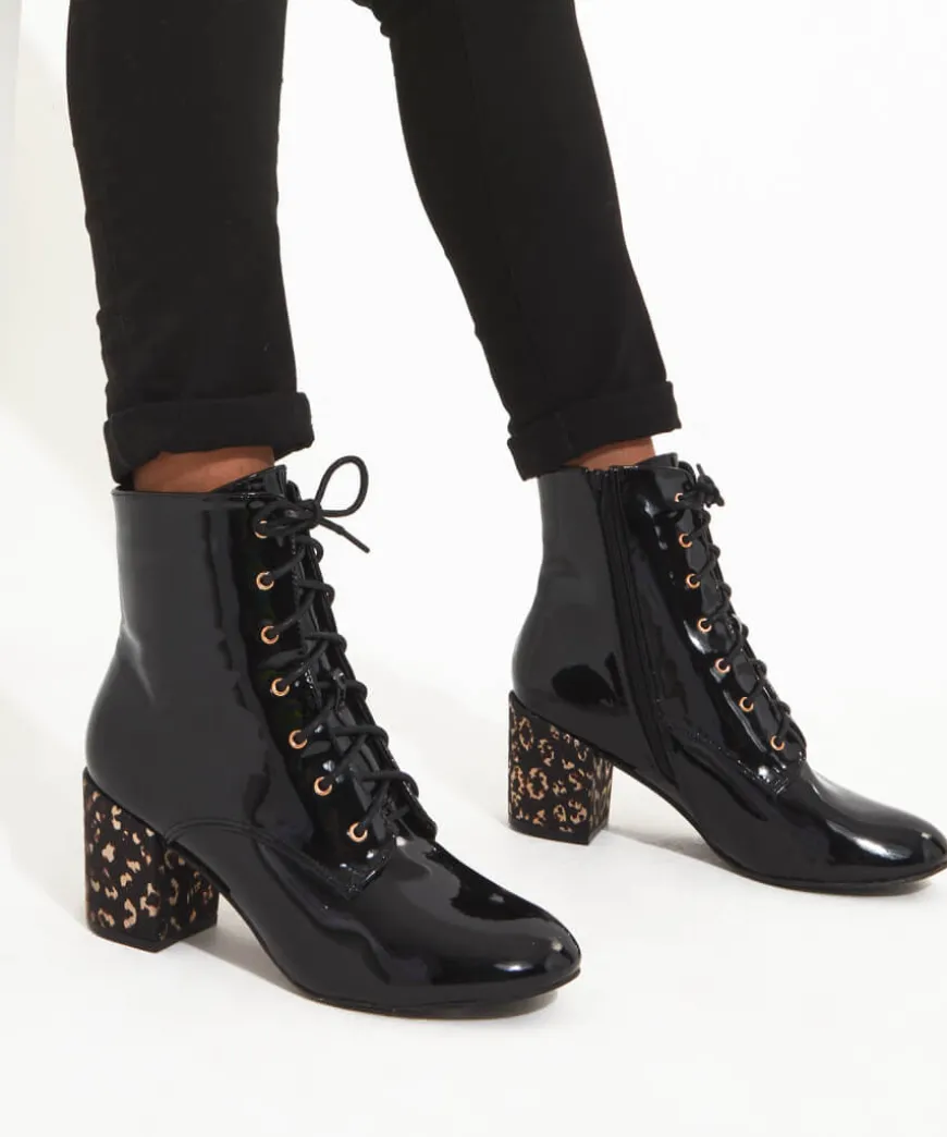 Wonderful Patent Ankle Boots
