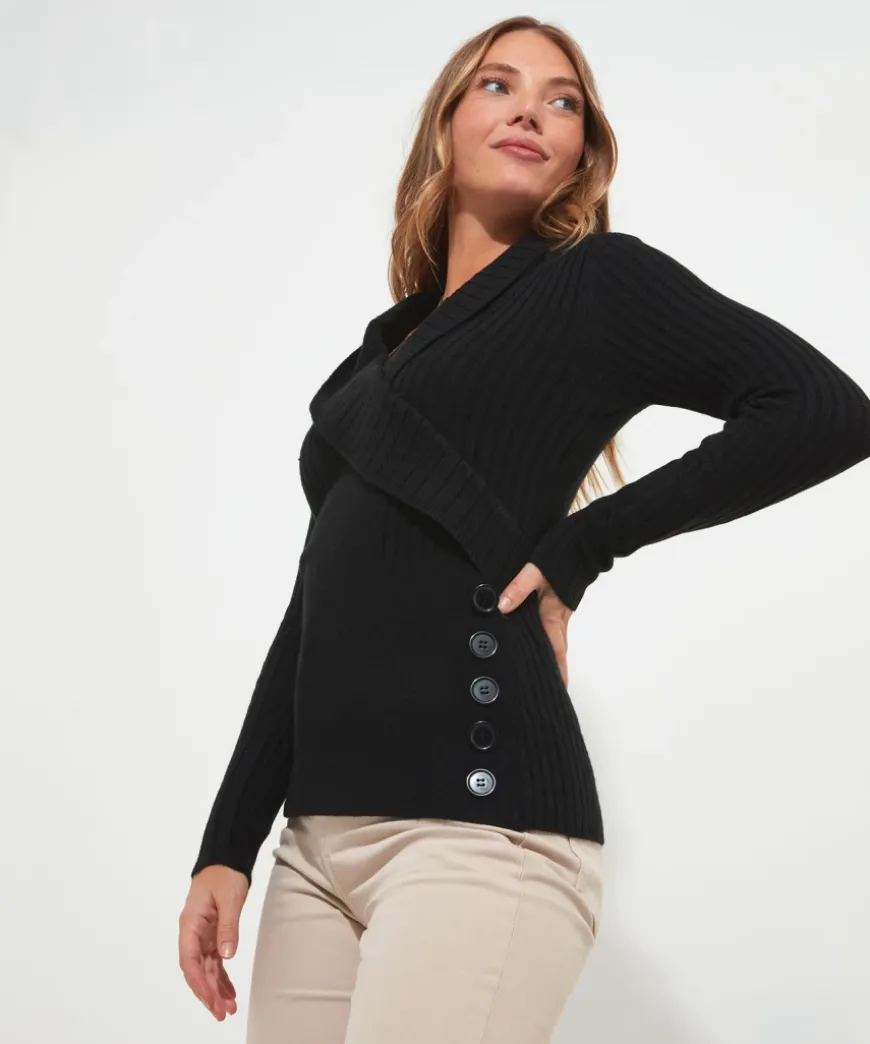 Wonderful Wrap Front Jumper