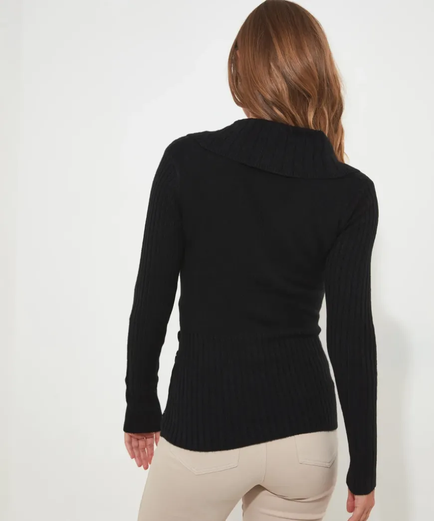 Wonderful Wrap Front Jumper